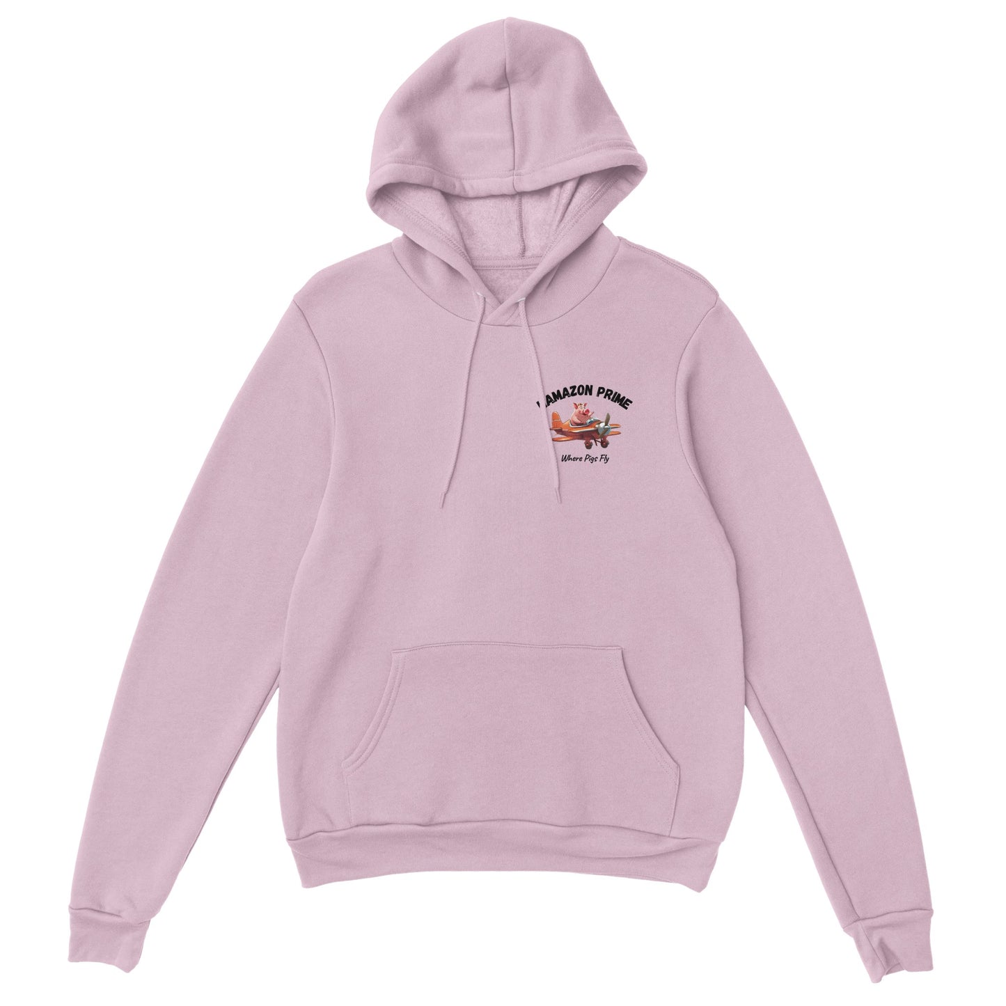 Hamazon Pig Logo Hoodie - Black Text