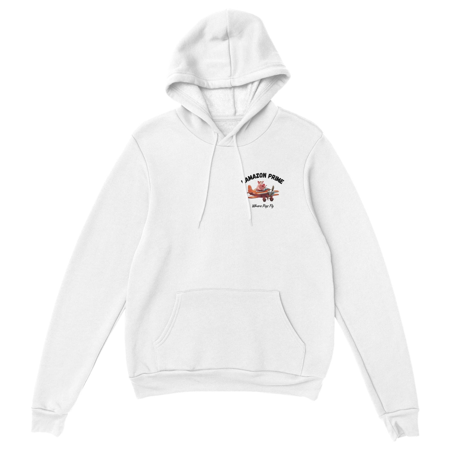 Hamazon Pig Logo Hoodie - Black Text