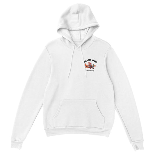 Hamazon Pig Logo Hoodie - Black Text