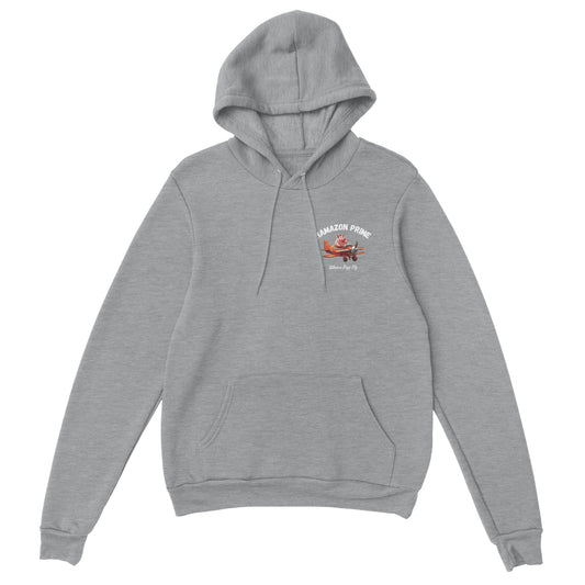 Hamazon Pig Logo Hoodie - White Text