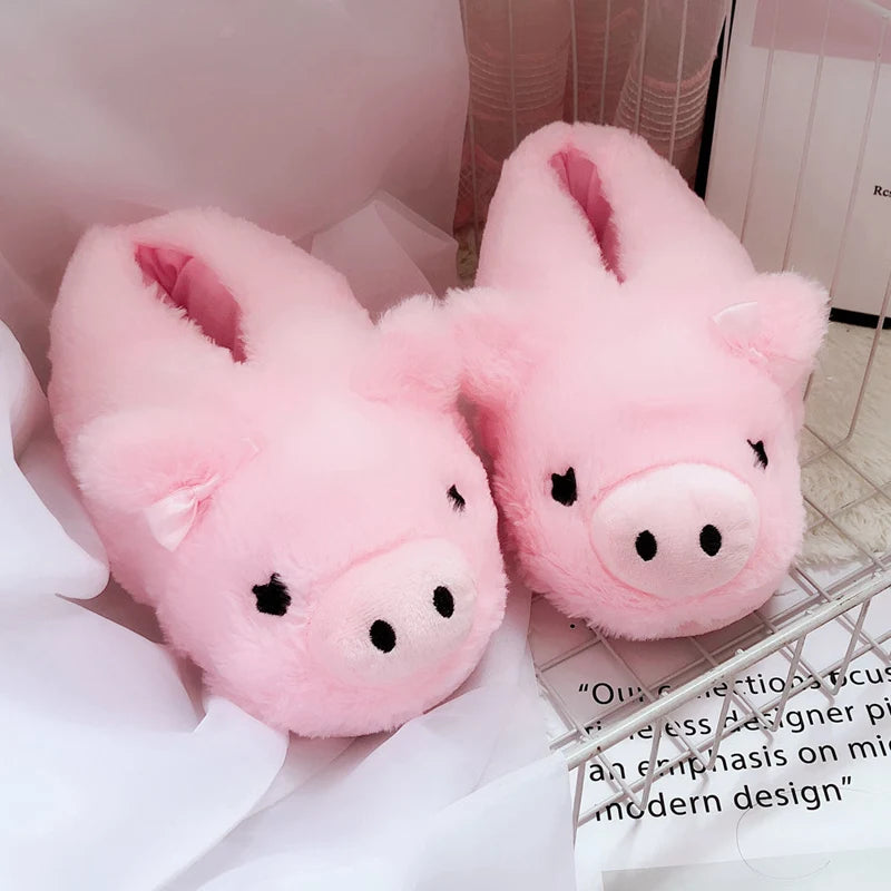 This Little Piggy Stayed Home Slippers