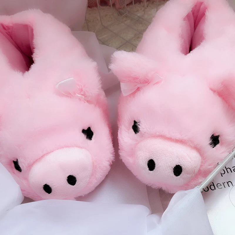 This Little Piggy Stayed Home Slippers