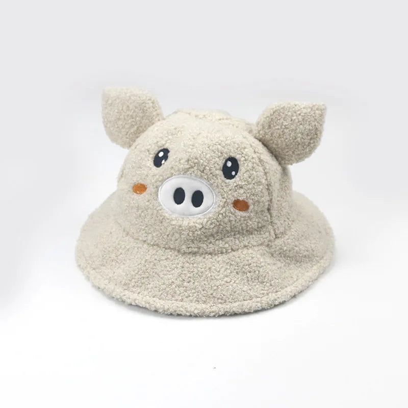 Fluffy Pig Bucket Hat