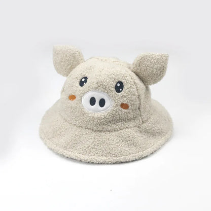 Fluffy Pig Bucket Hat