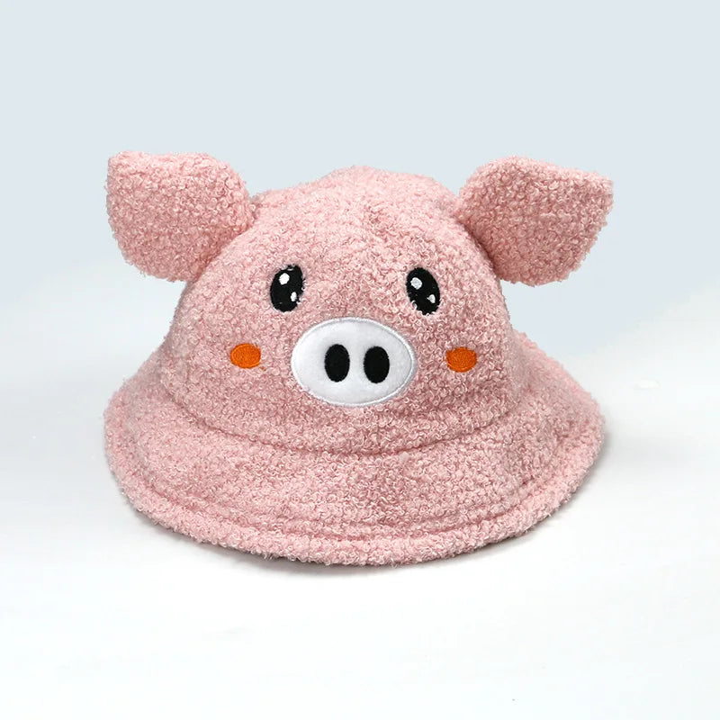 Fluffy Pig Bucket Hat