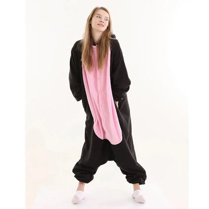 Pink n Black Pig Onesie