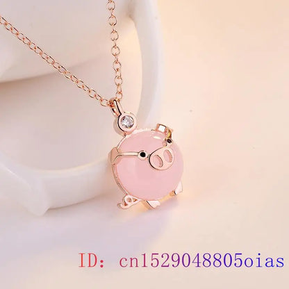 Piggy Pendant Necklace