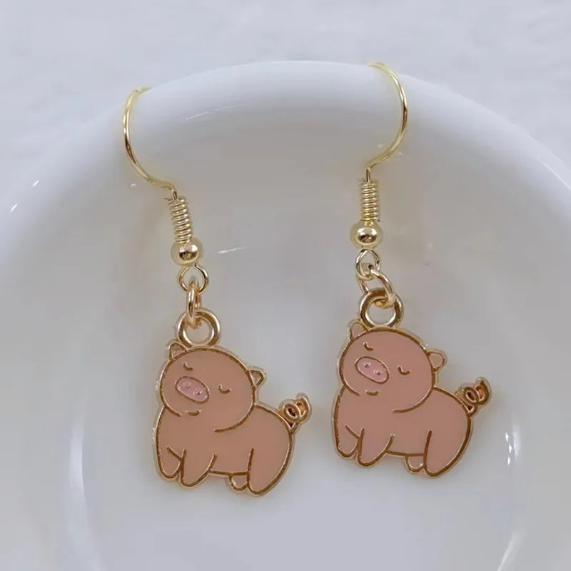 Cute Pig Earring Collection