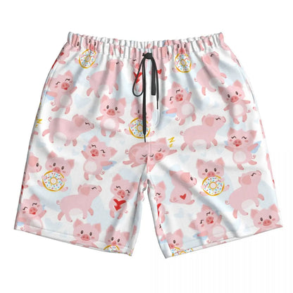 Pigs Out Doin’ Stuff Swim Trunks