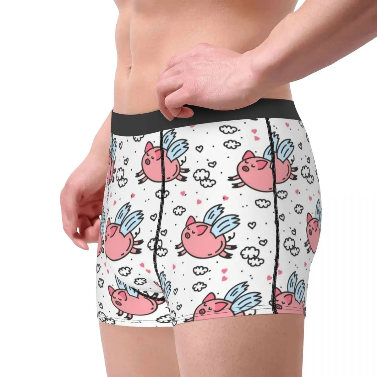 Flying Pigs Men's Boxer Briefs