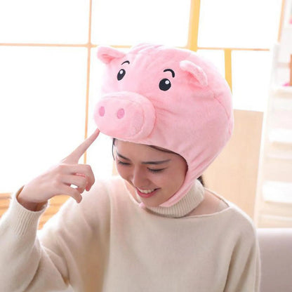 Realistic Pig Disguise Hat