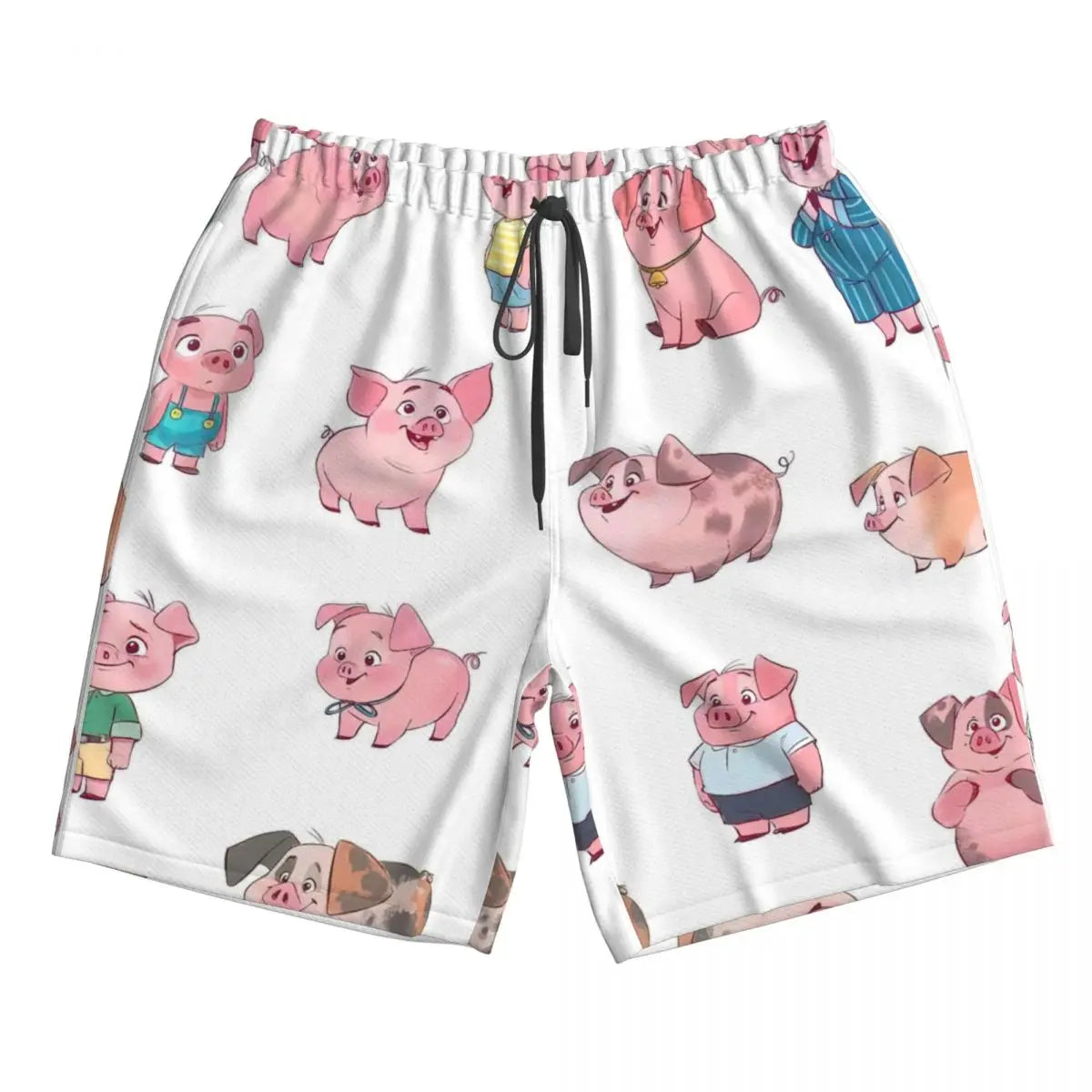 Cartoon Pigs of The South Swim Trunks