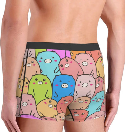 Colorful Pigs Boxer Briefs