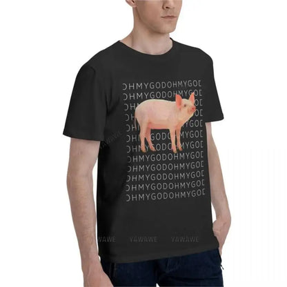 OH MY GOD Pig T-Shirt (Men's Sizing)