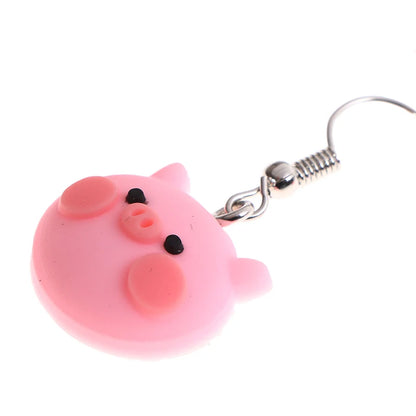 Blushing Cheeks Pig Earrings