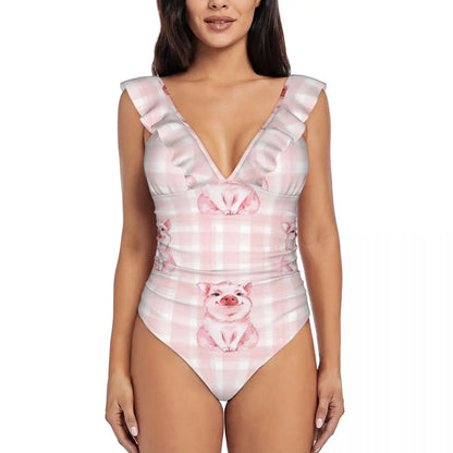 Pigtastic One-piece Swimsuit