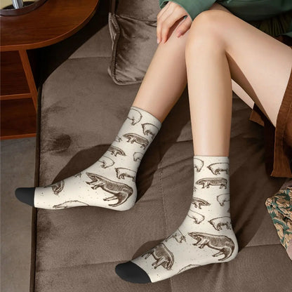 Vintage Farm Pig Socks