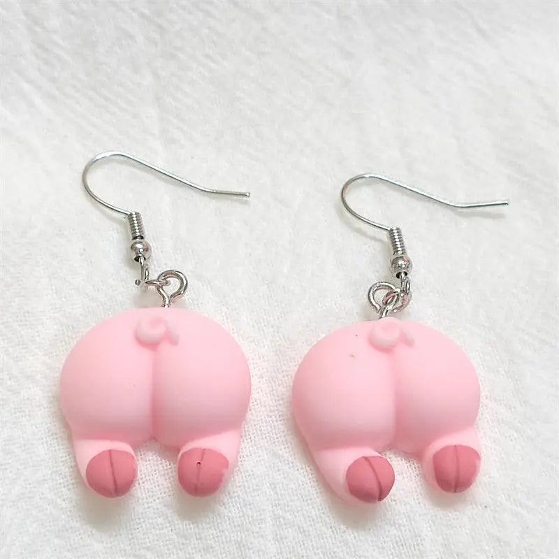 Pig Booty Earrings