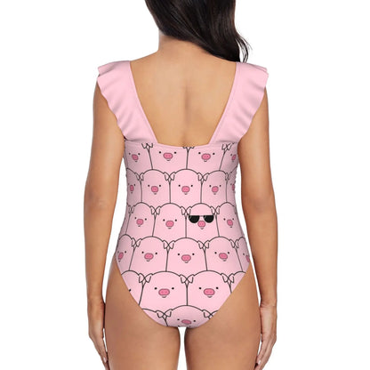 Cool Pig One-piece Swimsuit