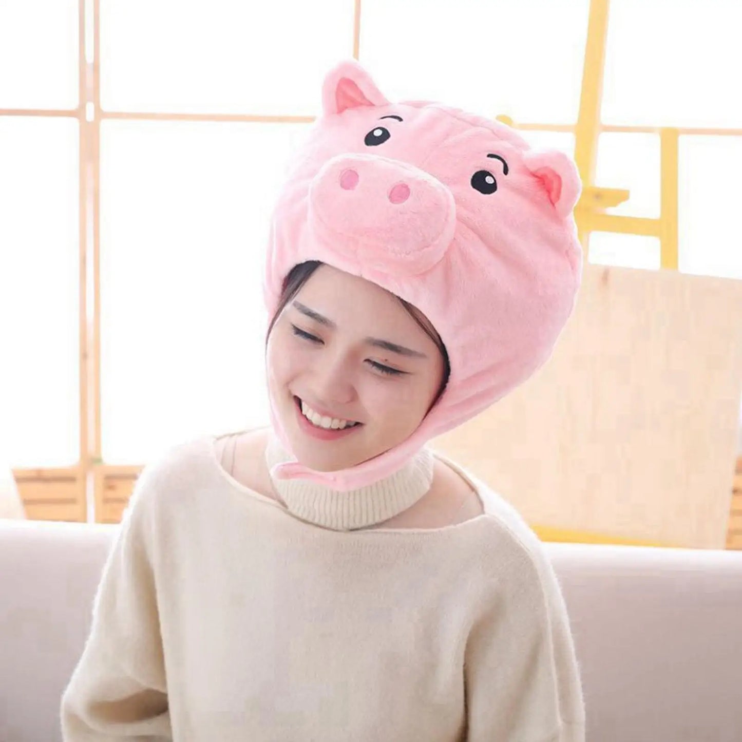 Realistic Pig Disguise Hat