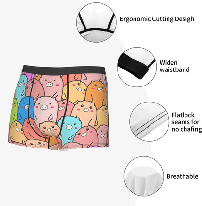 Colorful Pigs Boxer Briefs