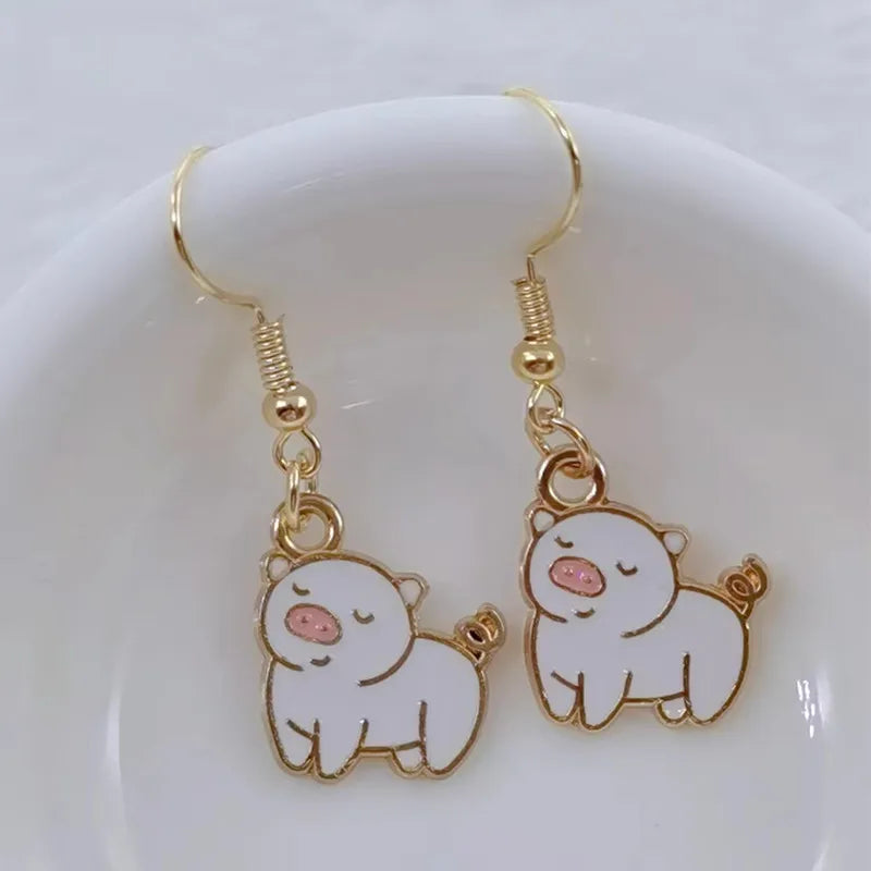 Cute Pig Earring Collection