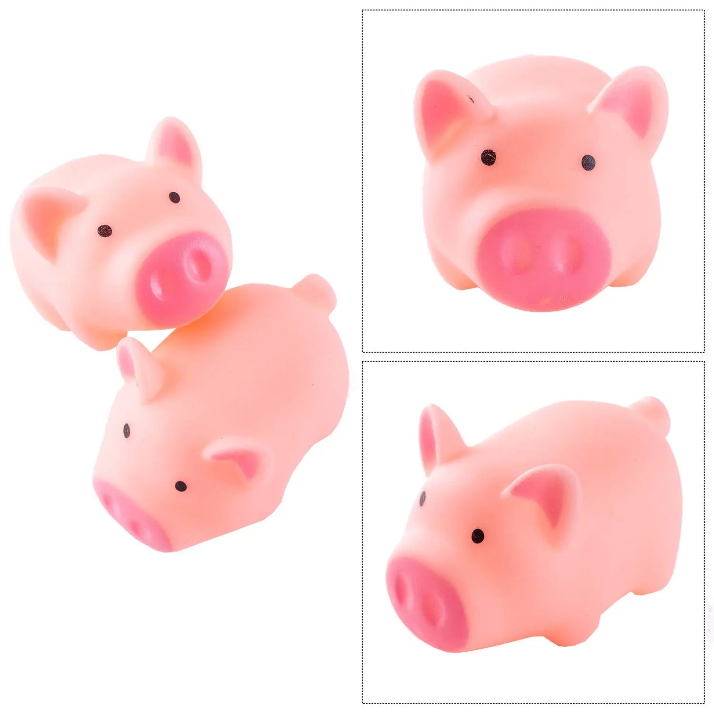 10Pcs Matching Rubber Pigs Set