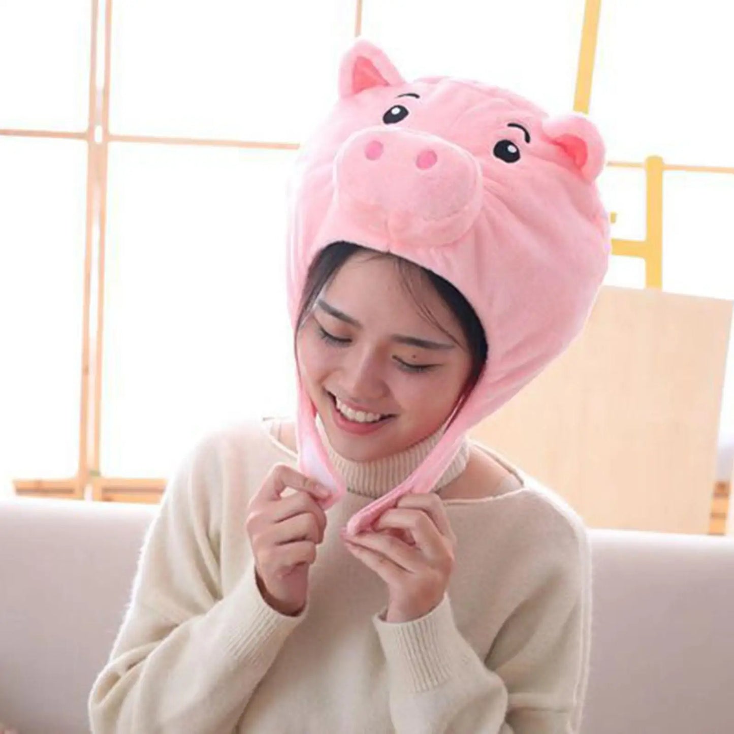 Realistic Pig Disguise Hat