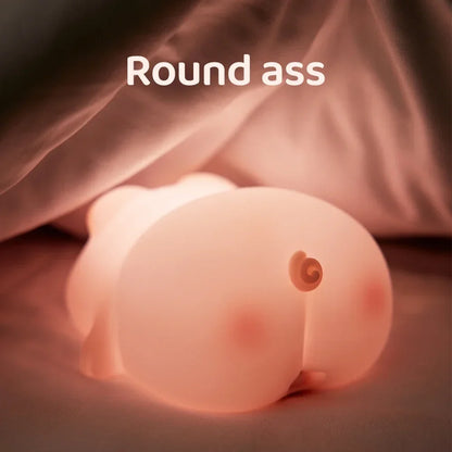 Round Booty Piggy Nightlight