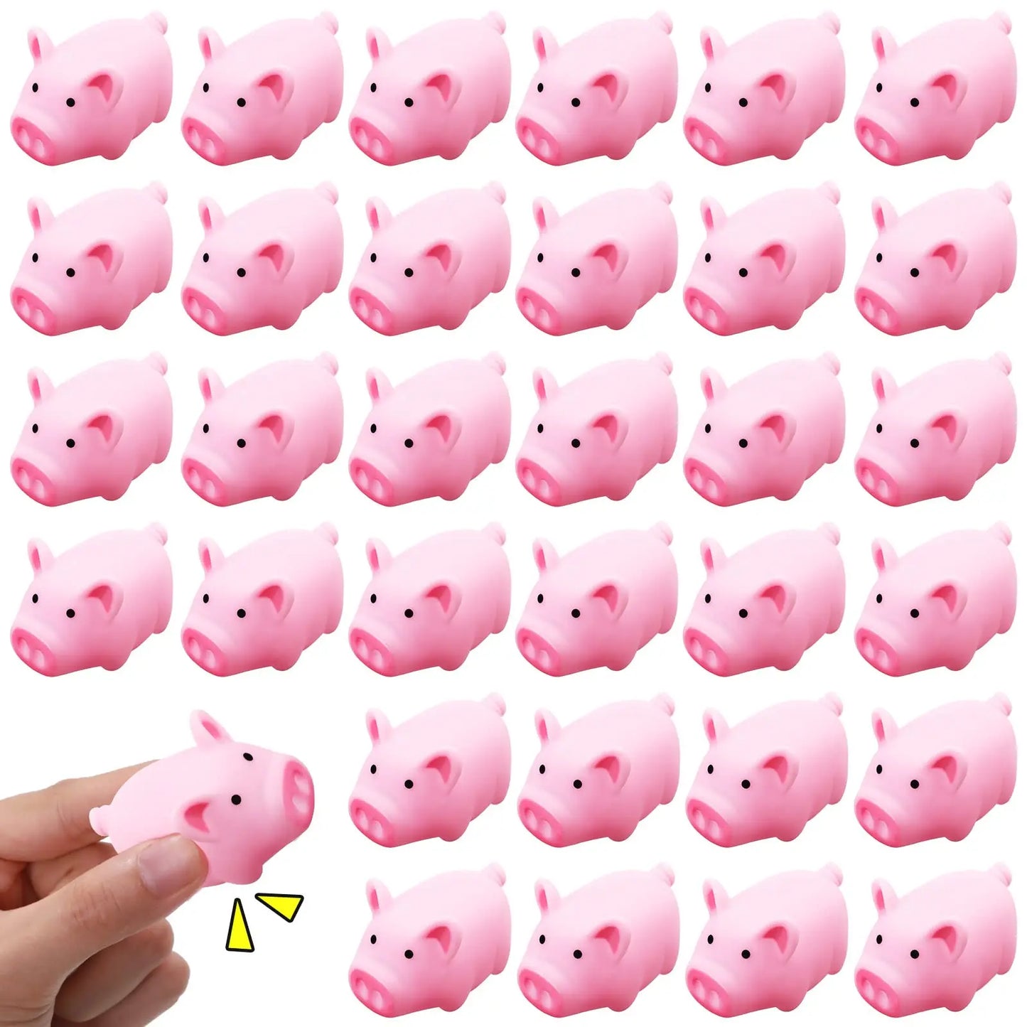 10Pcs Matching Rubber Pigs Set