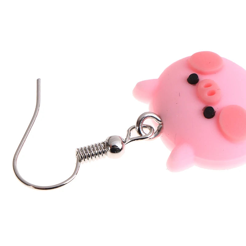 Blushing Cheeks Pig Earrings