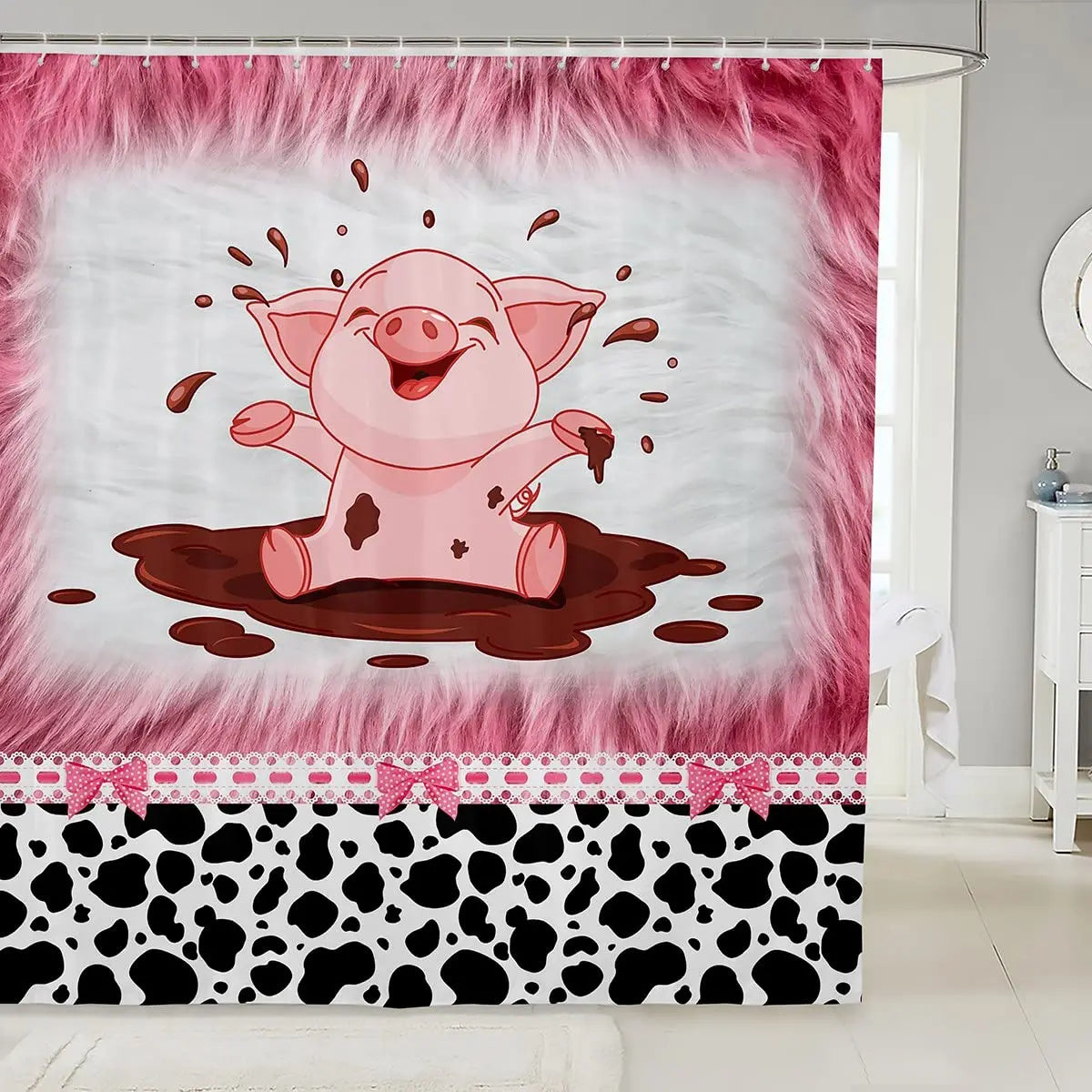 Silly Pigs Shower Curtain Collection