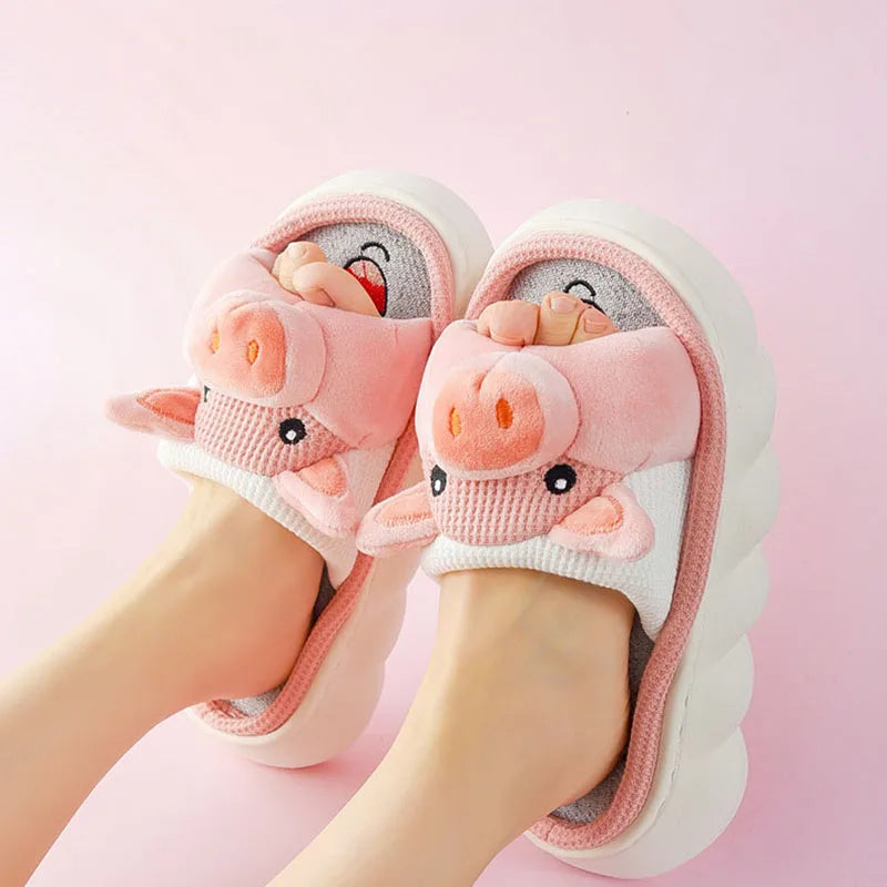 Smilin' Pig Slippers