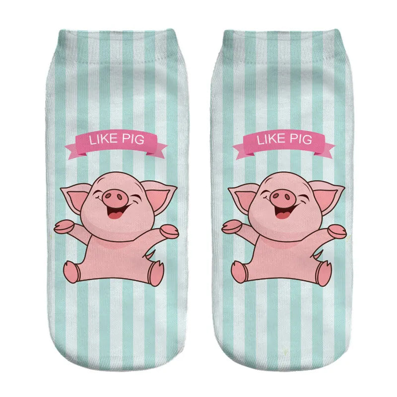 Pig Ankle Socks