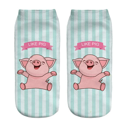 Pig Ankle Socks