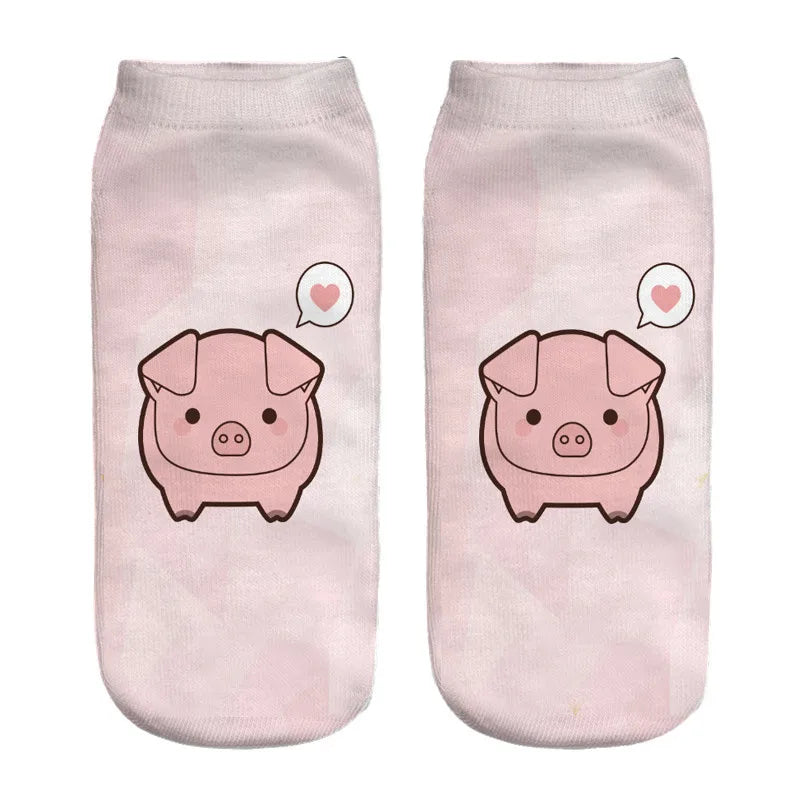 Pig Ankle Socks