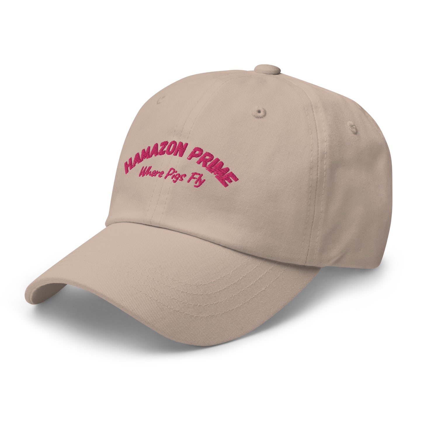 Hamazon Dad Hat - Pink Logo